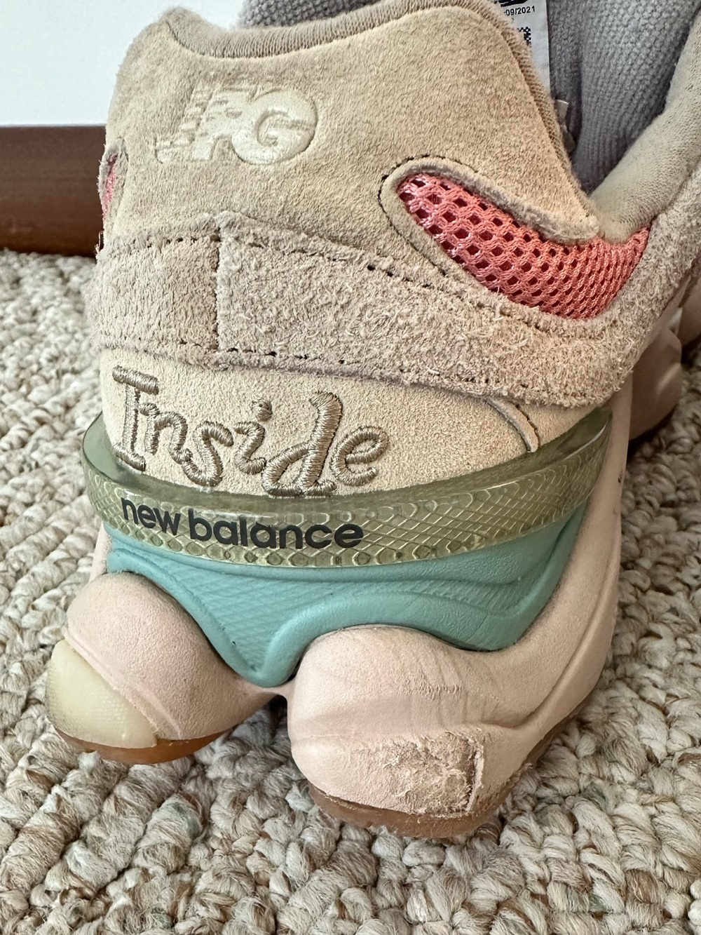 New Balance 9060 Joe Freshgoods Inside Voices Penny Cookie Pink Women's Sneaker - Picture 9 of 14